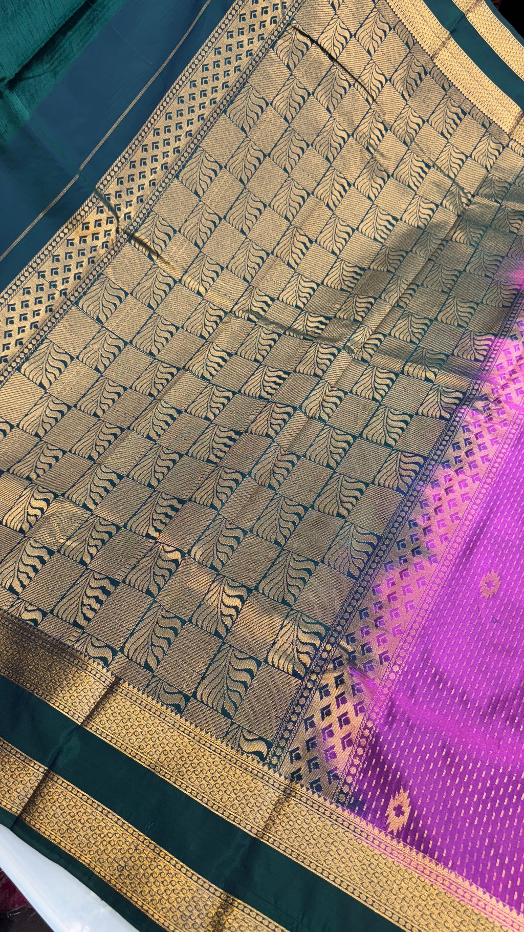 Kanchi Soft silk Rettapetta Border saree | KASORE2011