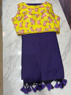 Saree & Blouse combo | COT0426COM