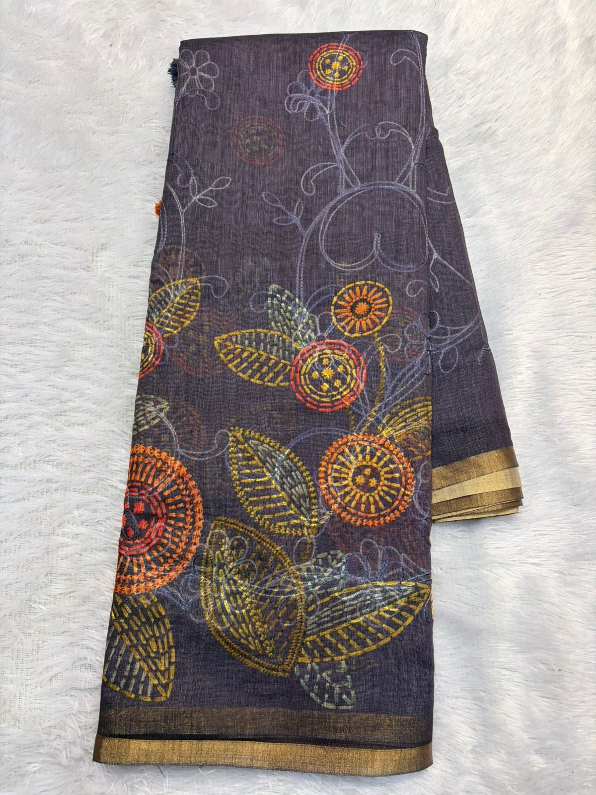 Linen saree | ABLI001