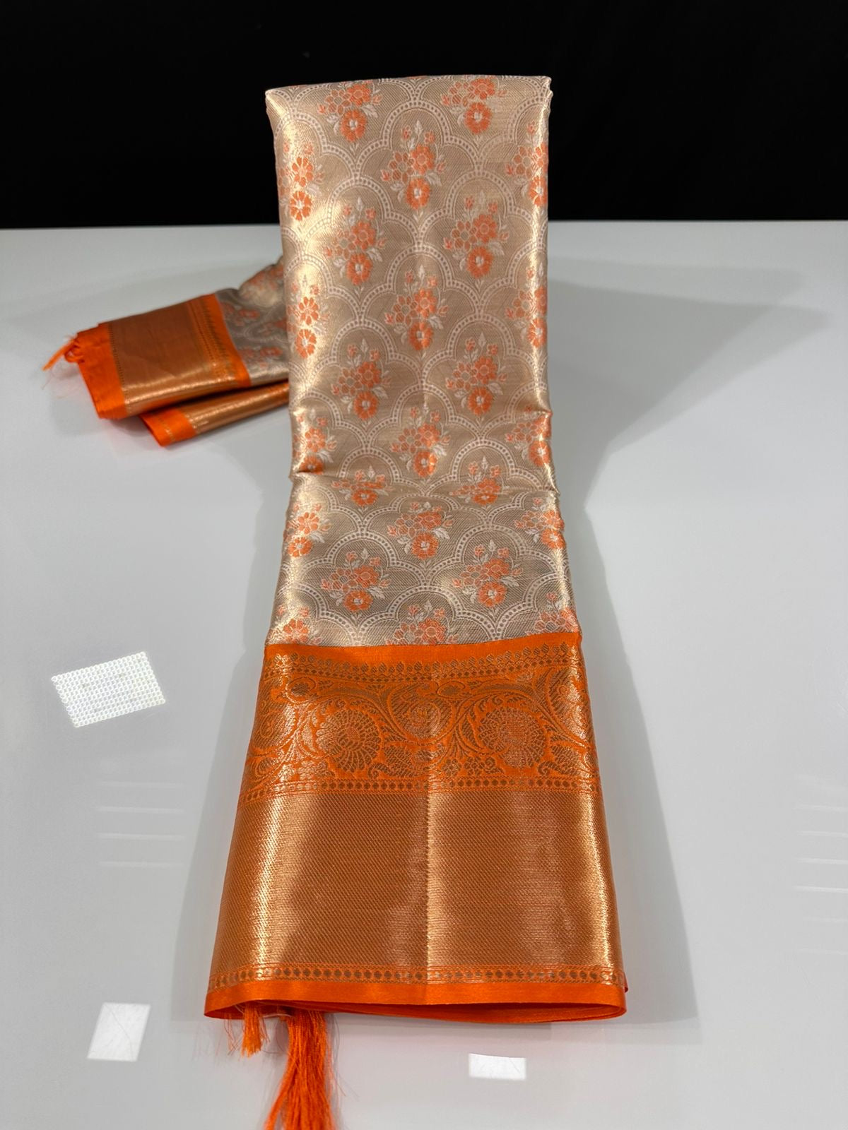 BRIDAL KANCHI SEMI SILKS | AB1807KM04