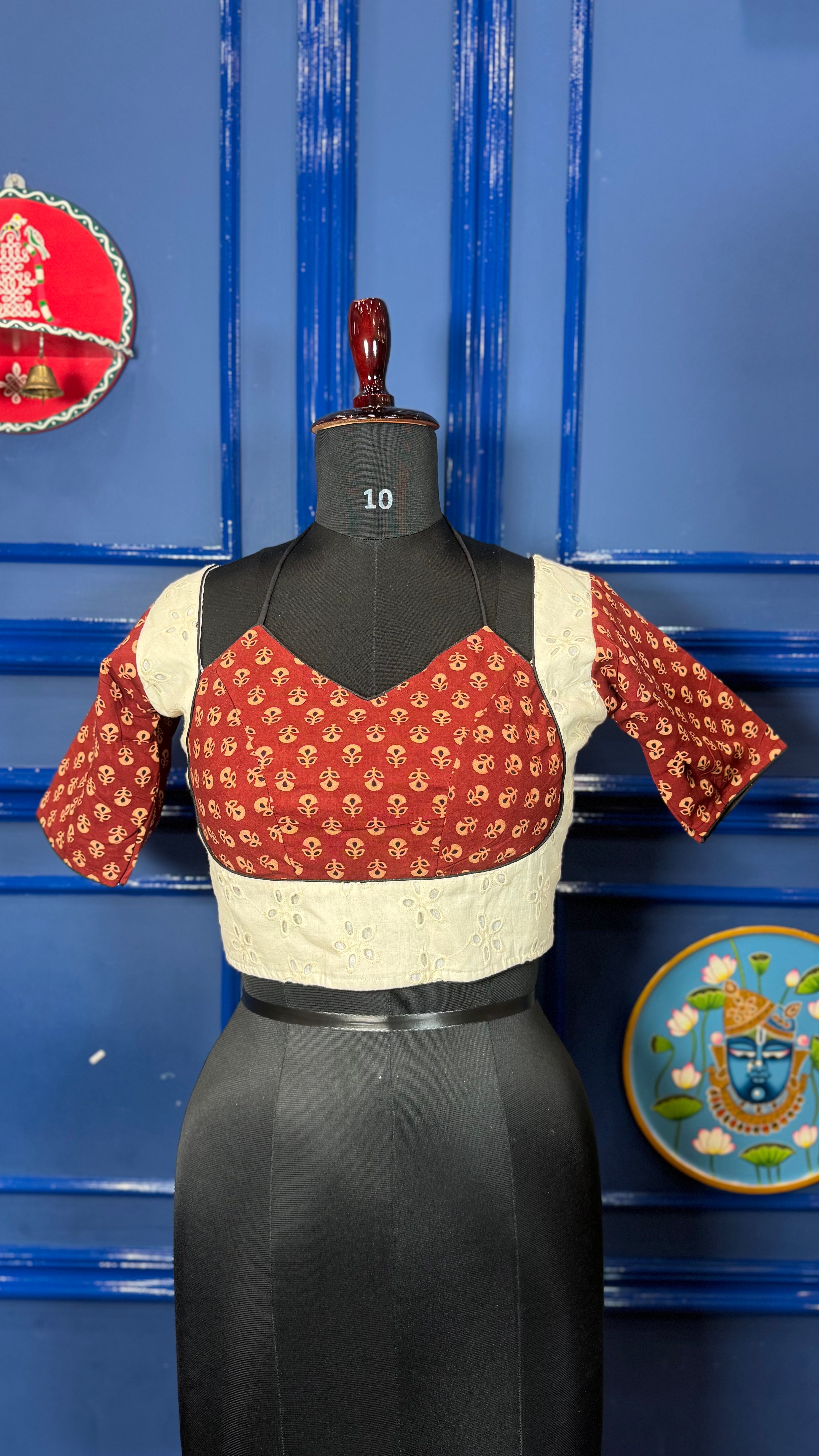 Halter Neck Readymade Blouse