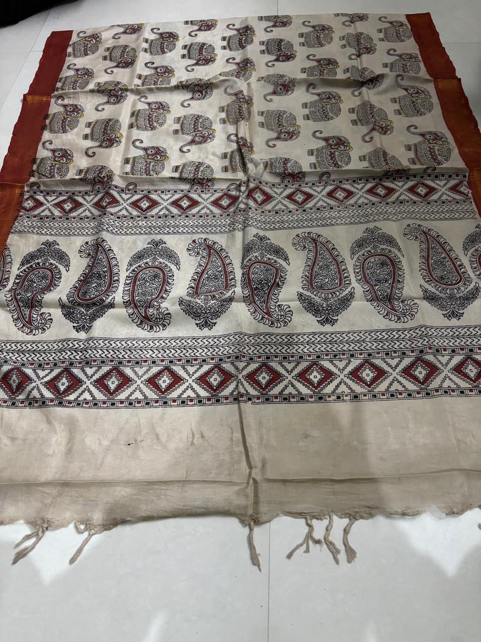 Kalamkari Dupatta | KAL1411