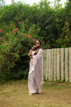 Organic Linen sarees | LICOSA2811