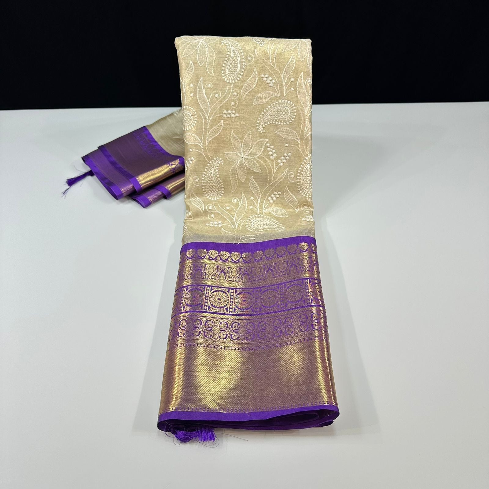Kanchi silk Embroided saree | KAN2505