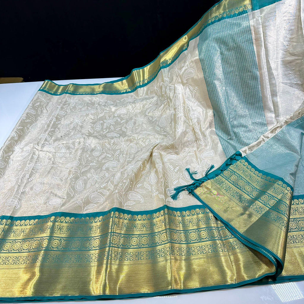 Kanchi silk Embroided saree | KAN2505