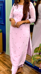 Georgette Handwork Kurti | GEKU2112