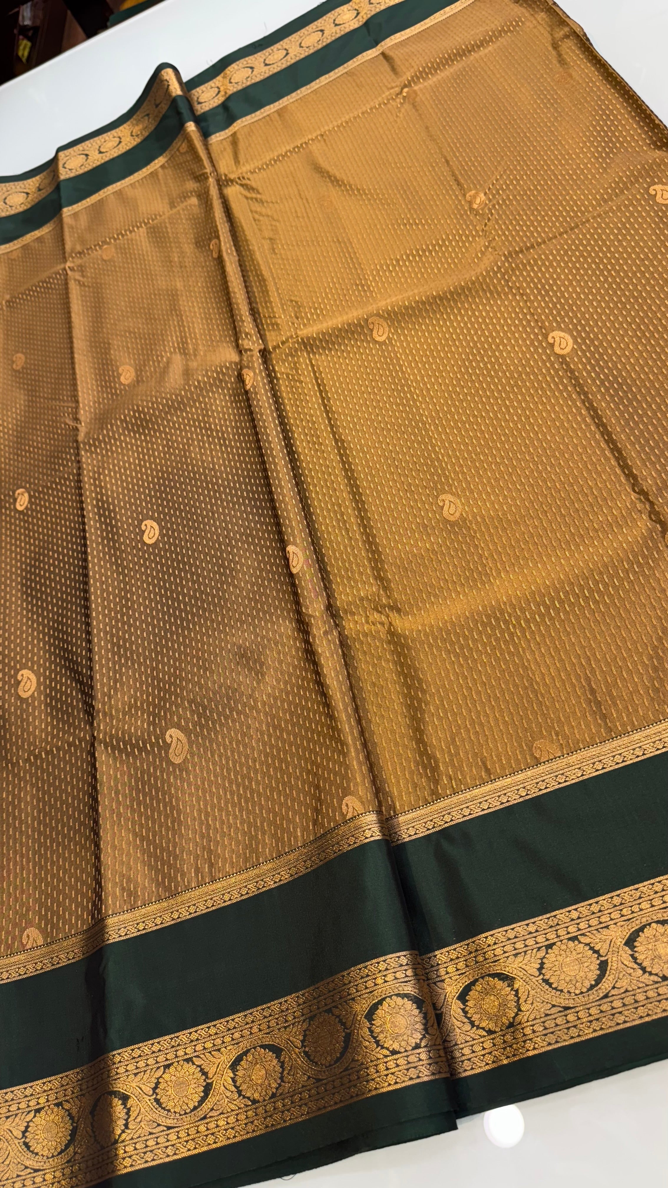 Kanchi Soft silk Rettapetta Border saree | KASORE2011