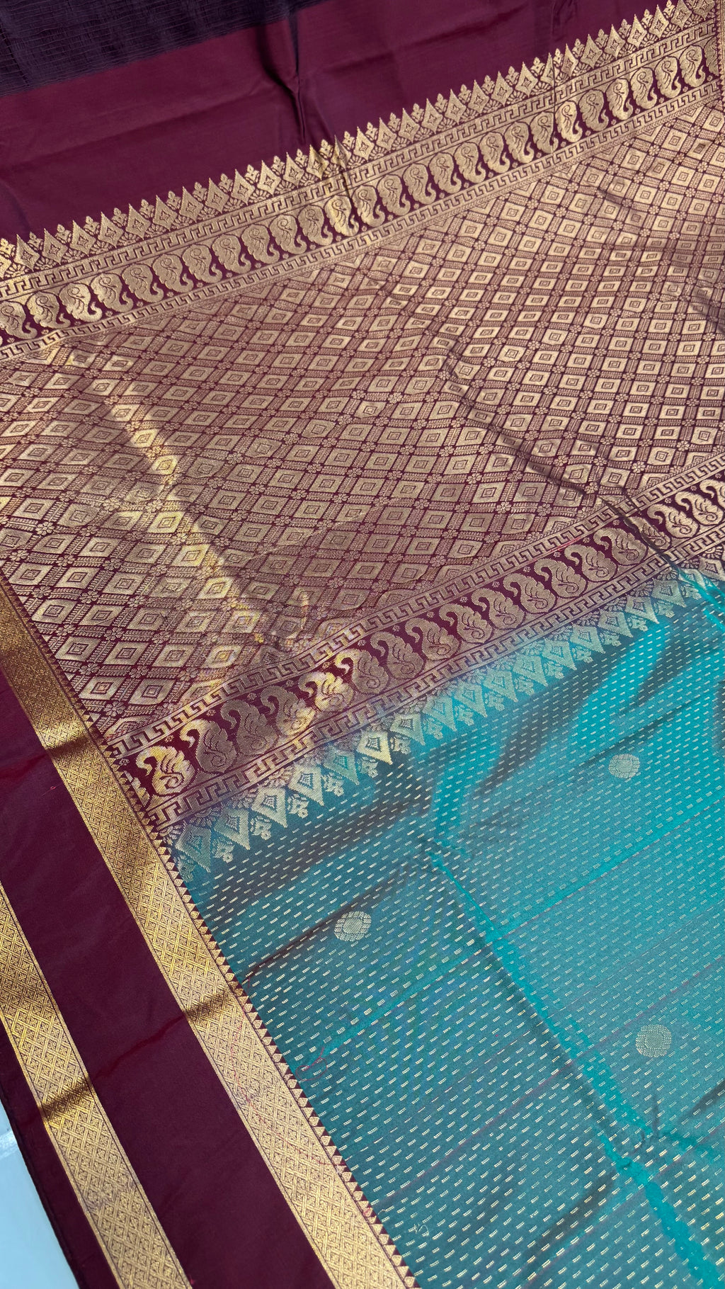 Kanchi Soft silk Rettapetta Border saree | KASORE2011