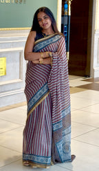 Linen saree | ABLI001