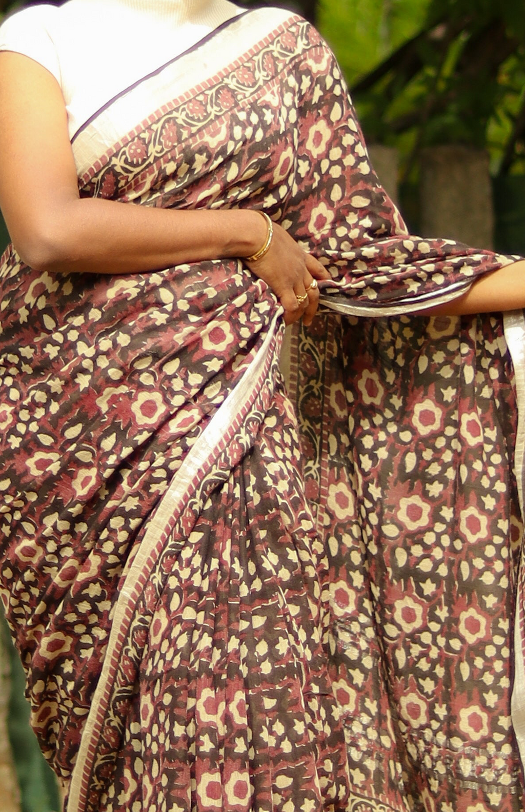 Organic Linen sarees | LICOSA2811