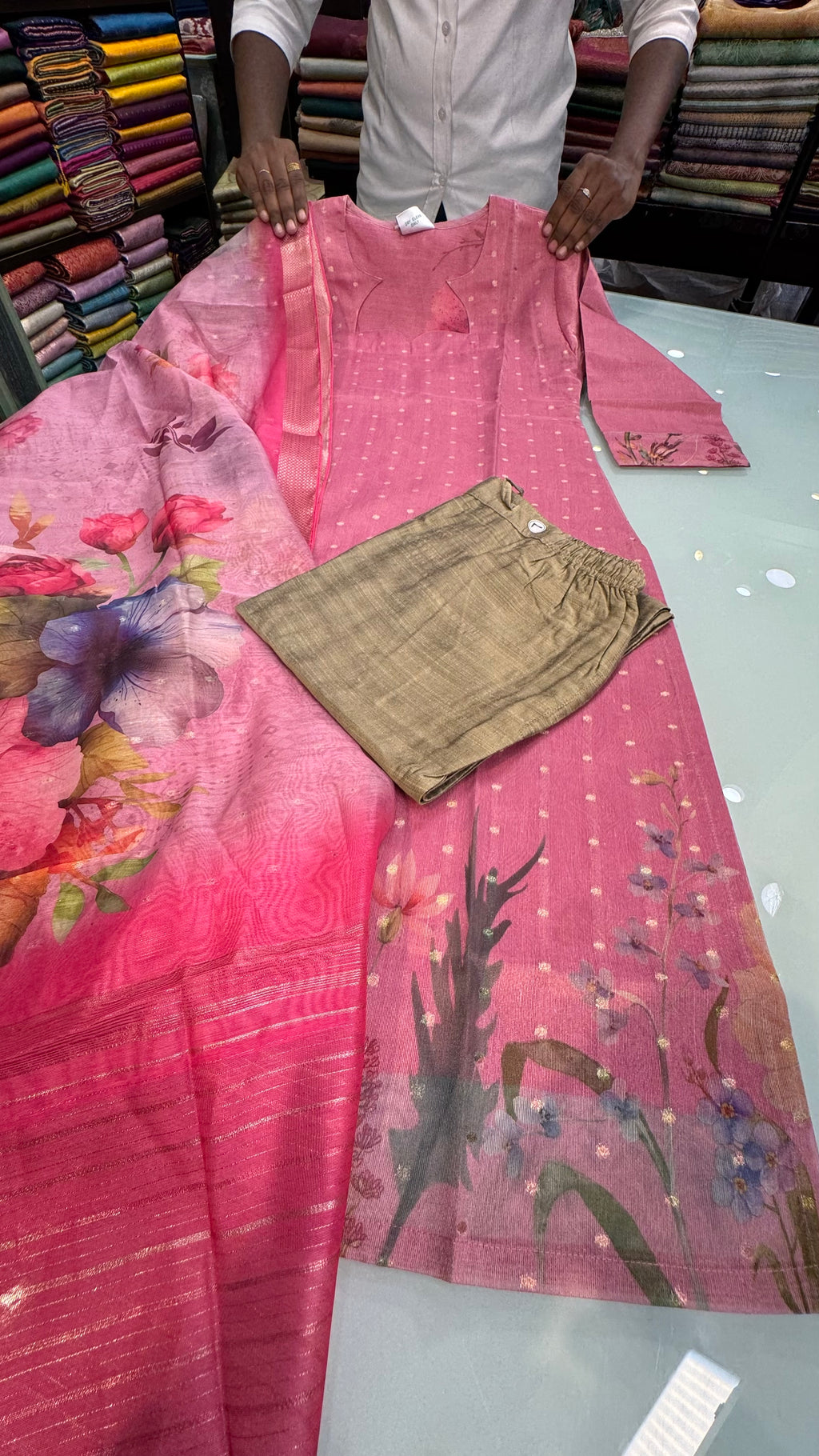 Premium Chanderi Kurti suits | PRBKU2911