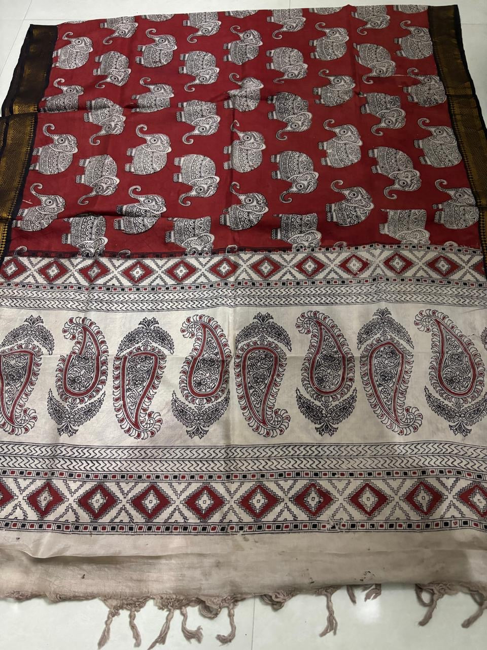 Kalamkari Dupatta | KAL1411