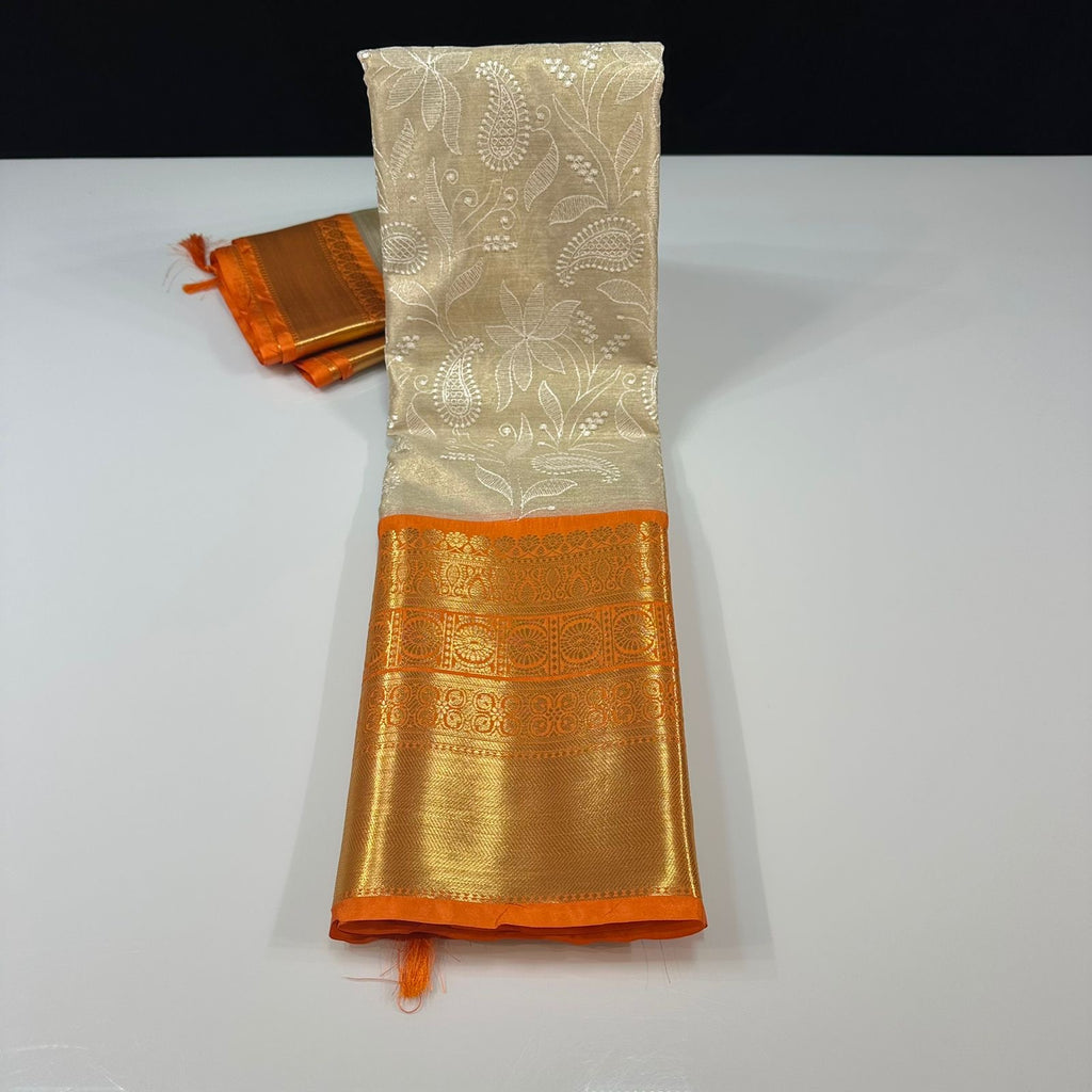 Kanchi silk Embroided saree | KAN2505
