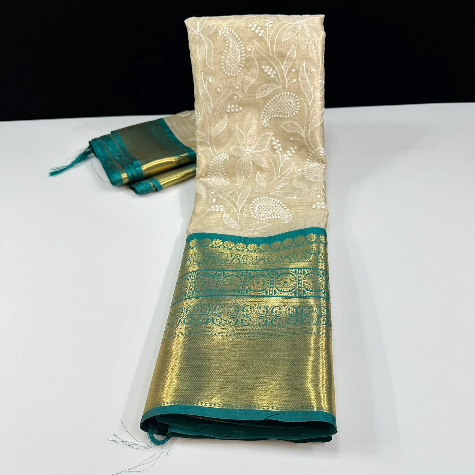 Kanchi silk Embroided saree | KAN2505