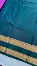 Kanchi Soft silk Rettapetta Border saree | KASORE2011