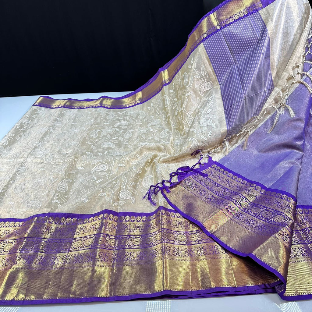 Kanchi silk Embroided saree | KAN2505