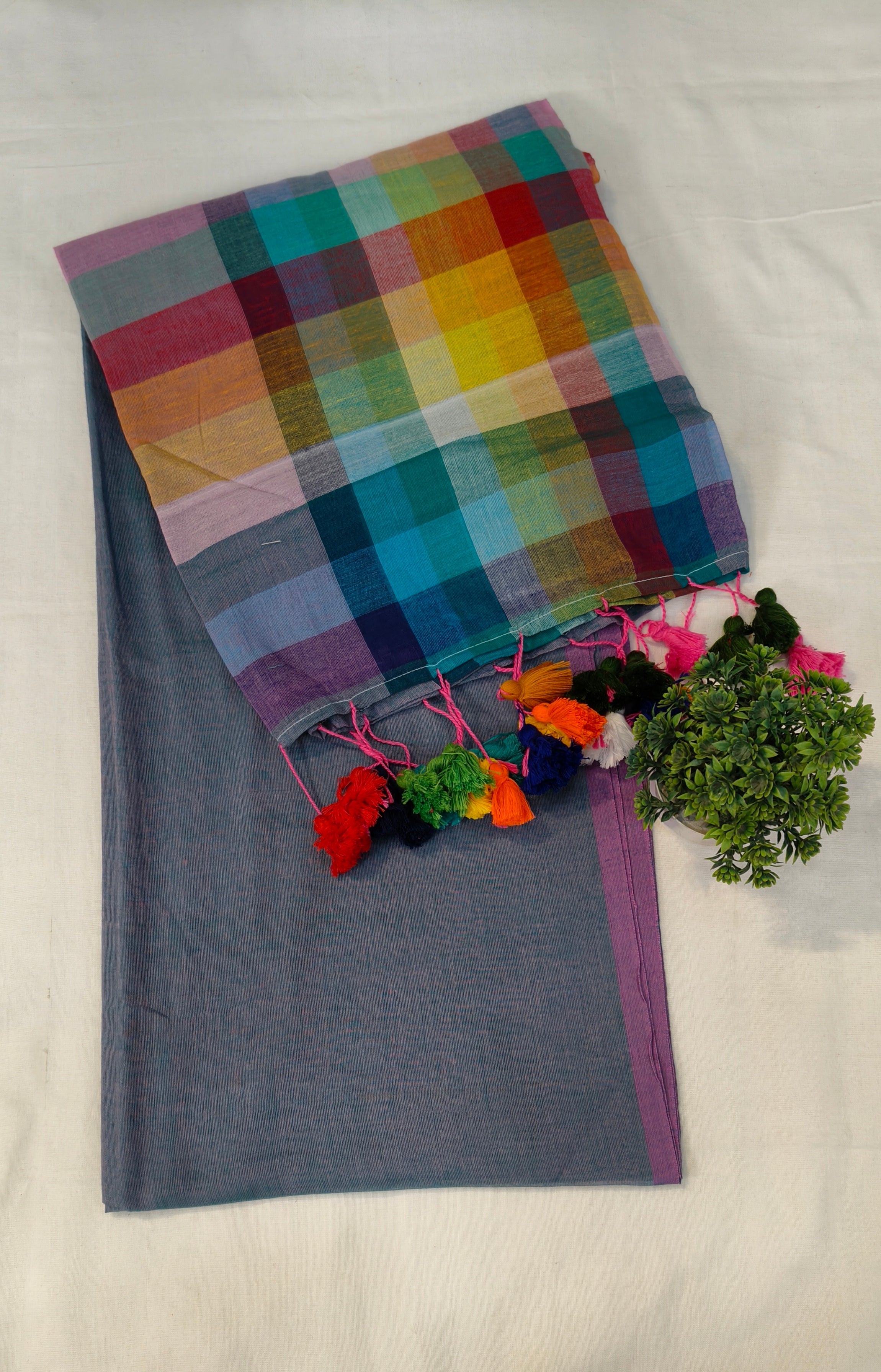 Mul cotton Rainbow saree | MULSA2311