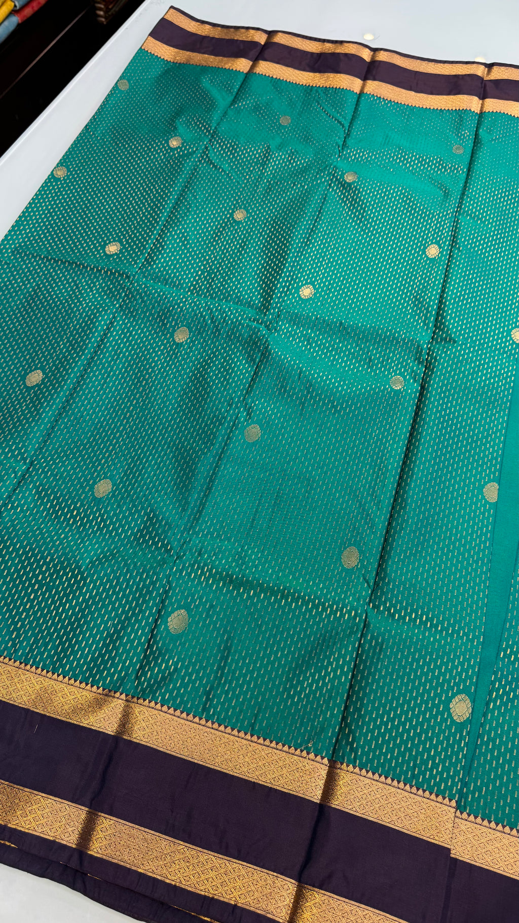 Kanchi Soft silk Rettapetta Border saree | KASORE2011