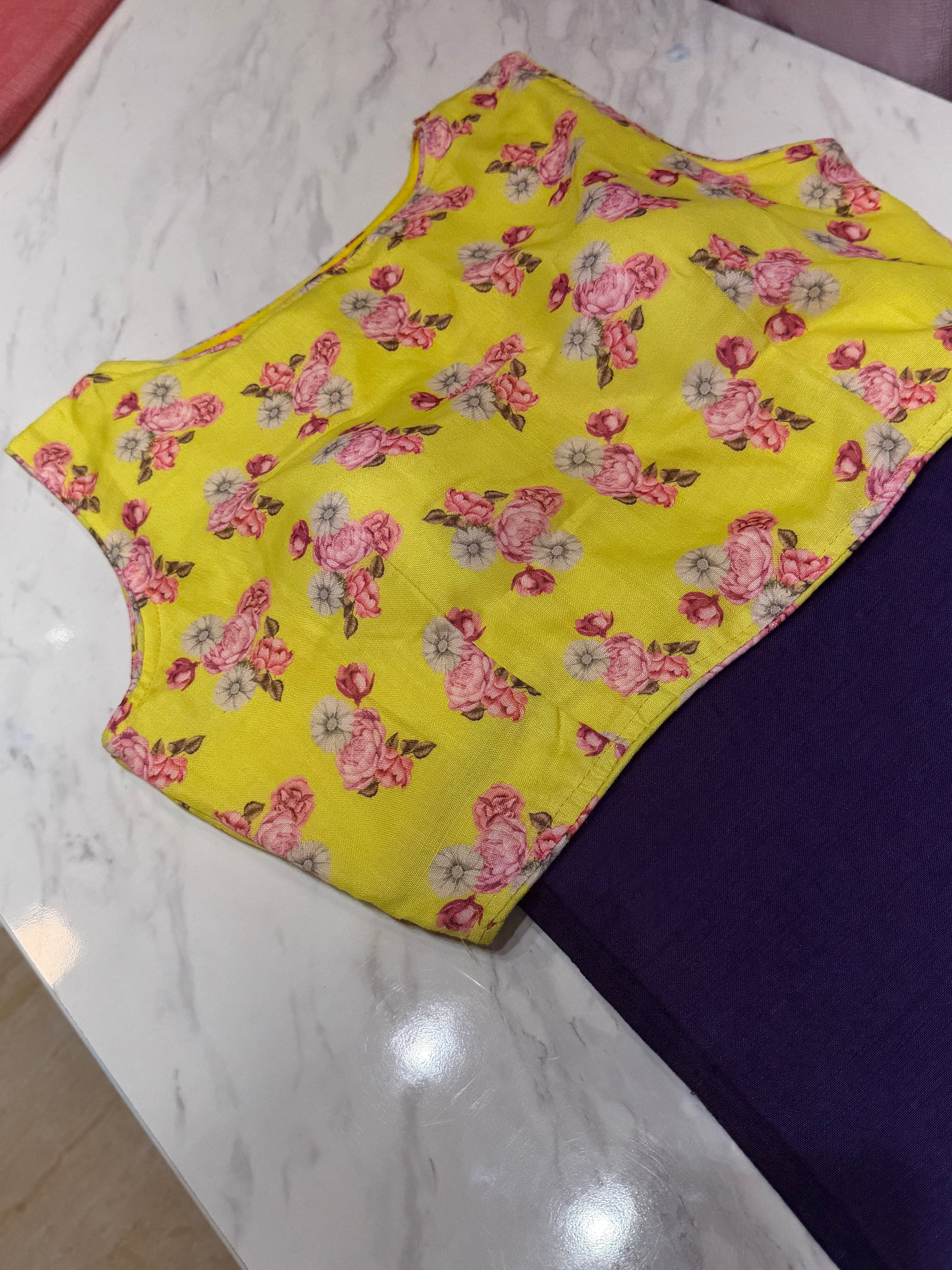 Saree & Blouse combo | COT0426COM