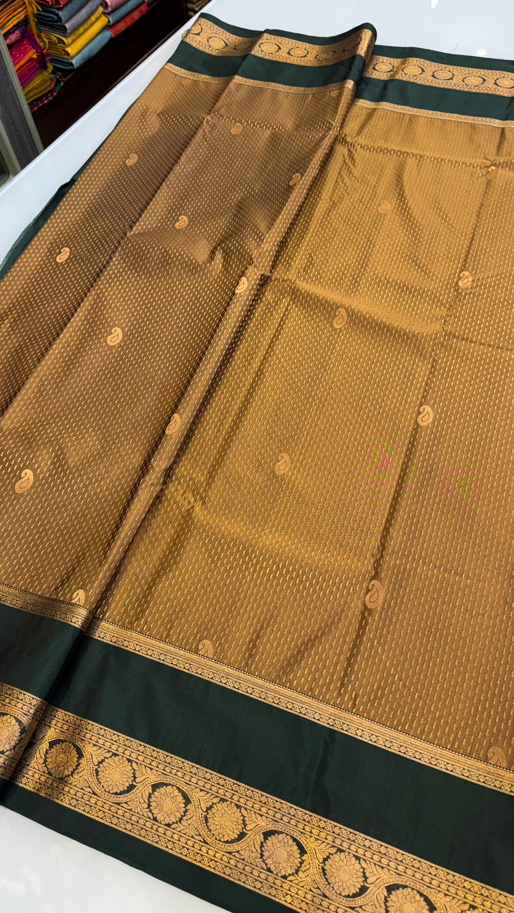 Kanchi Soft silk Rettapetta Border saree | KASORE2011