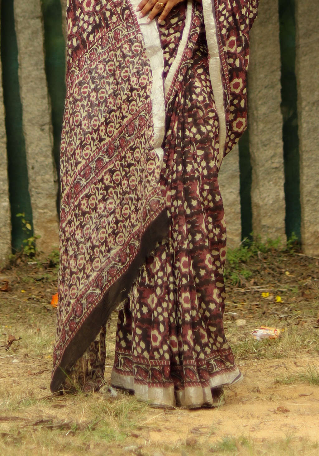 Organic Linen sarees | LICOSA2811