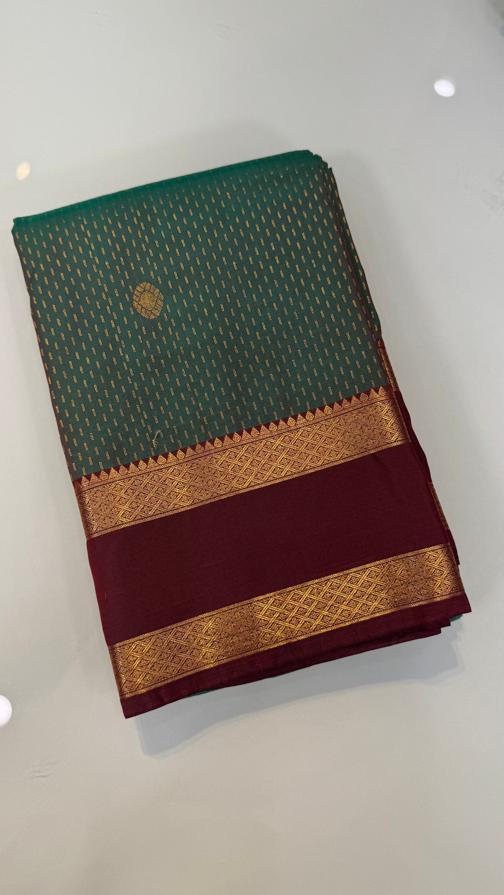 Kanchi Soft silk Rettapetta Border saree | KASORE2011