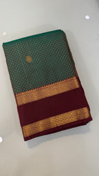 Kanchi Soft silk Rettapetta Border saree | KASORE2011