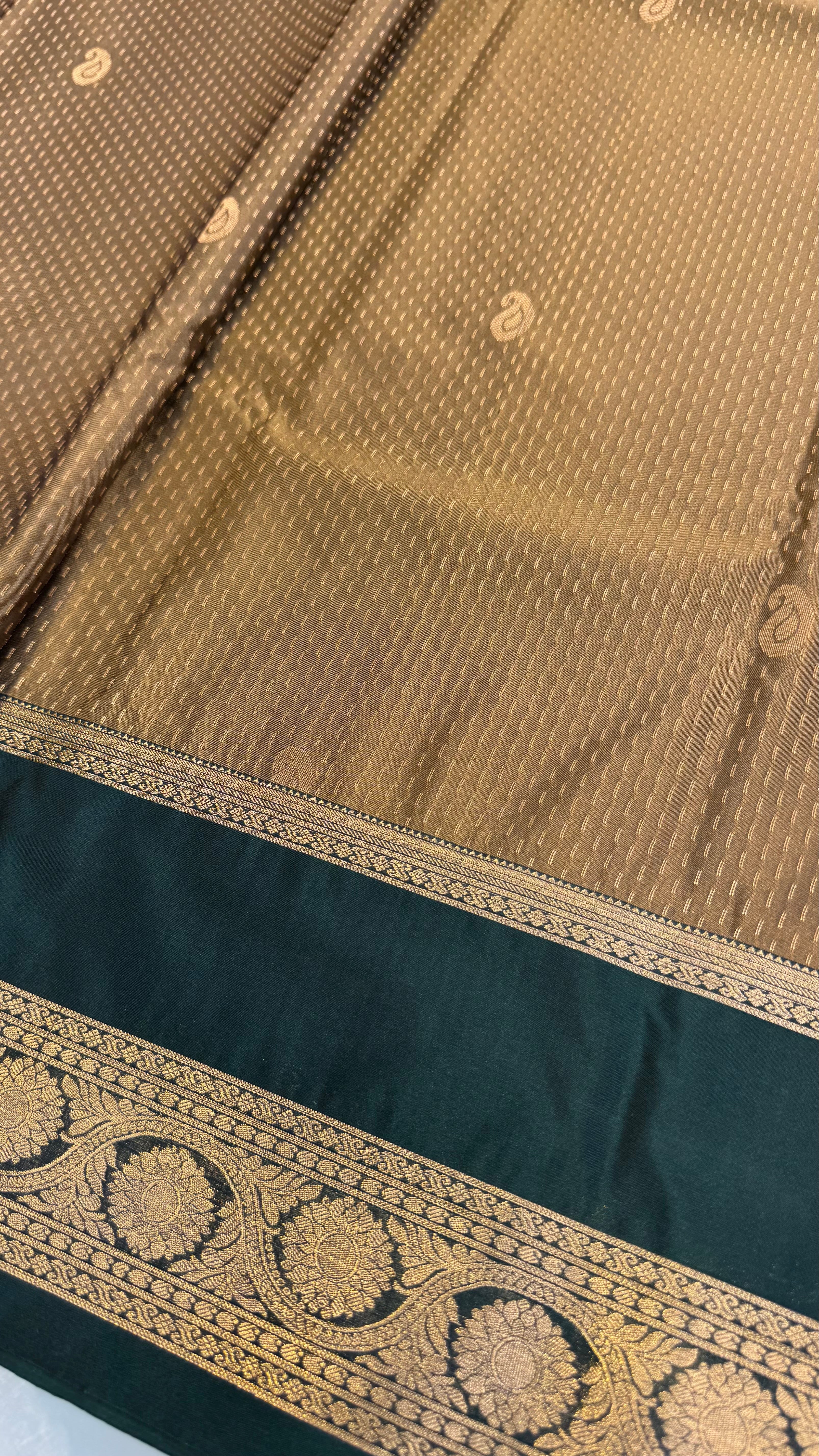 Kanchi Soft silk Rettapetta Border saree | KASORE2011