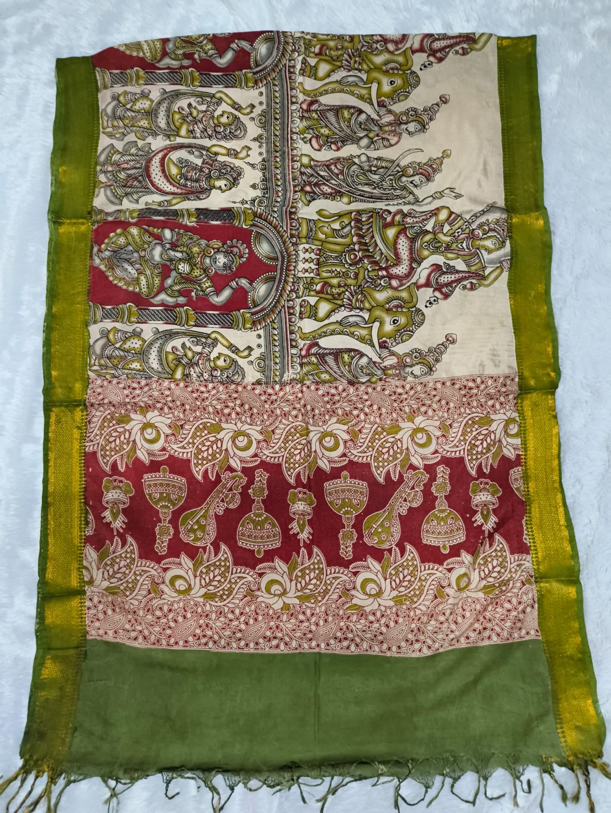 Kalamkari Dupatta | KAL1411