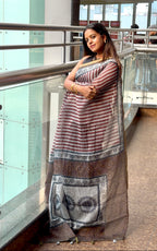 Linen saree | ABLI001