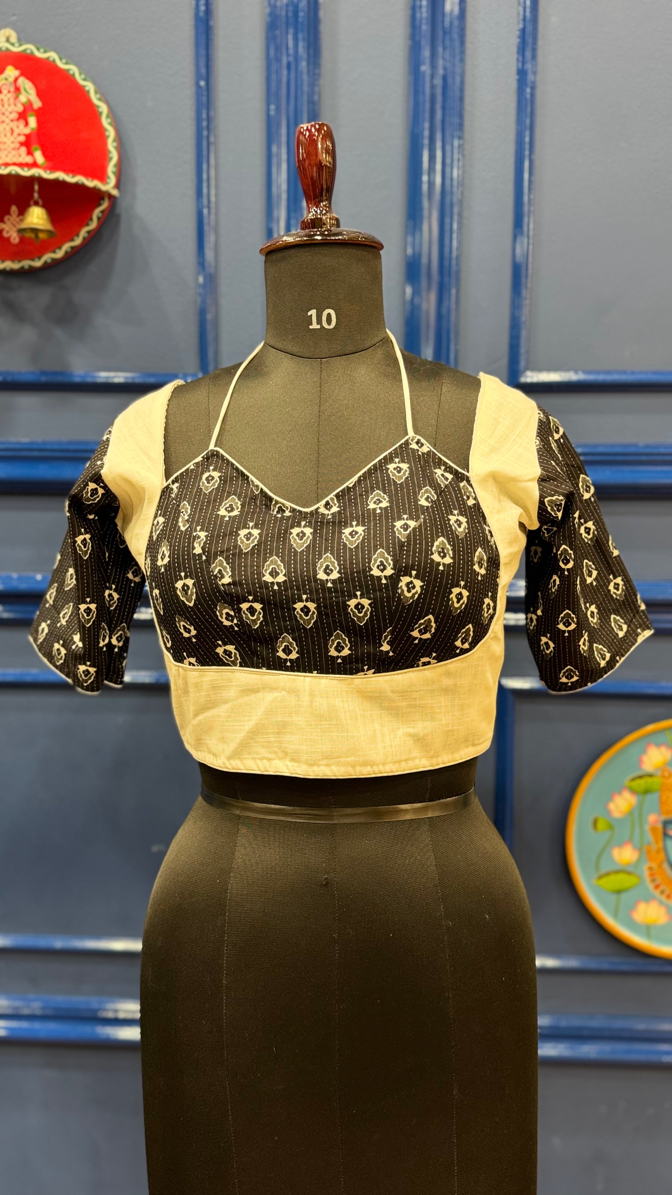 Halter Neck Readymade Blouse