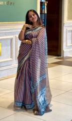 Linen saree | ABLI001