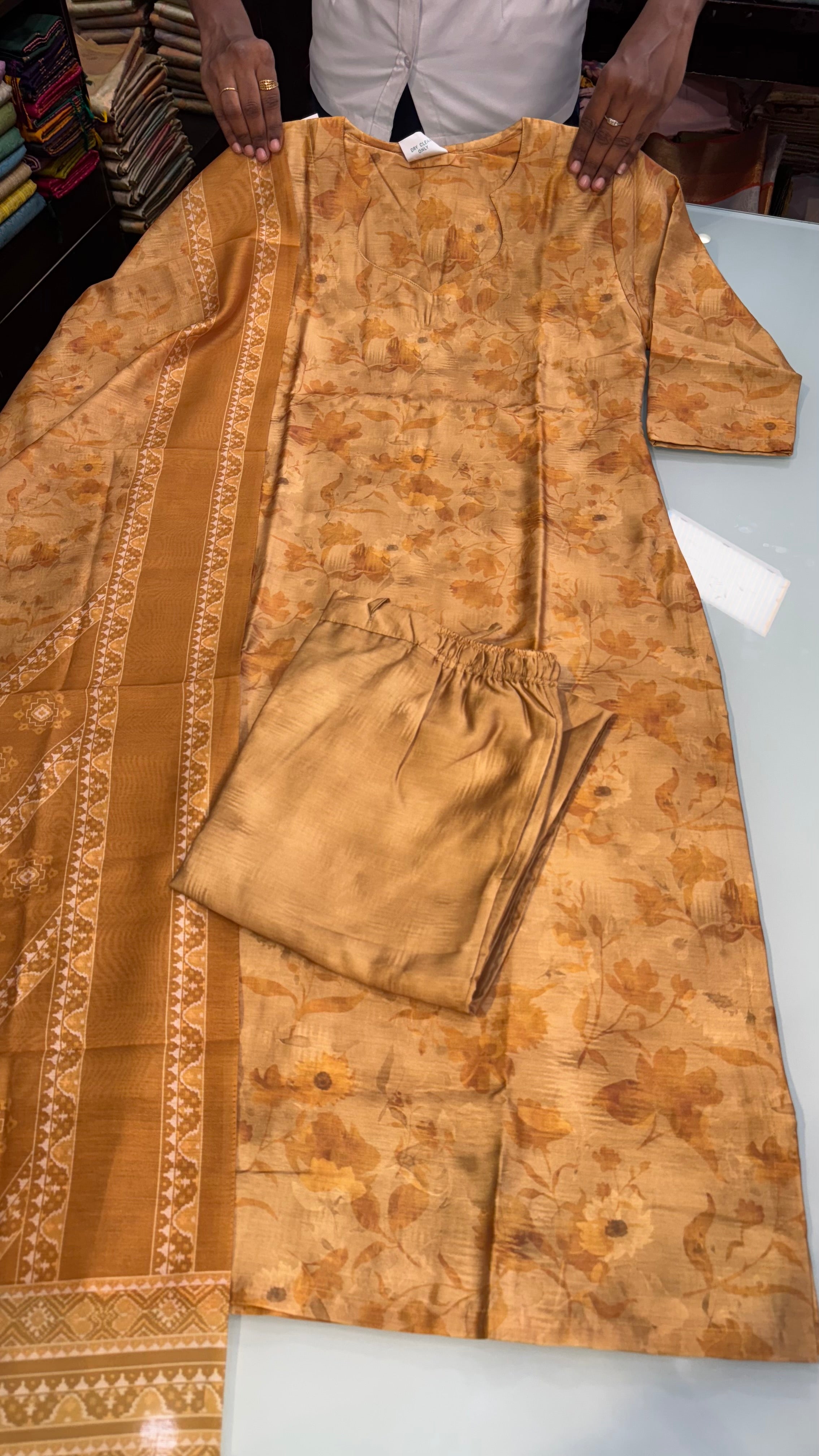 Premium Chanderi Kurti suits | PRBKU2911