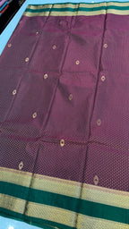 Kanchi Soft silk Rettapetta Border saree | KASORE2011