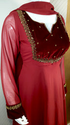 Georgette Handwork Kurti | GEKU2112