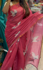 Linen saree | ABLI001