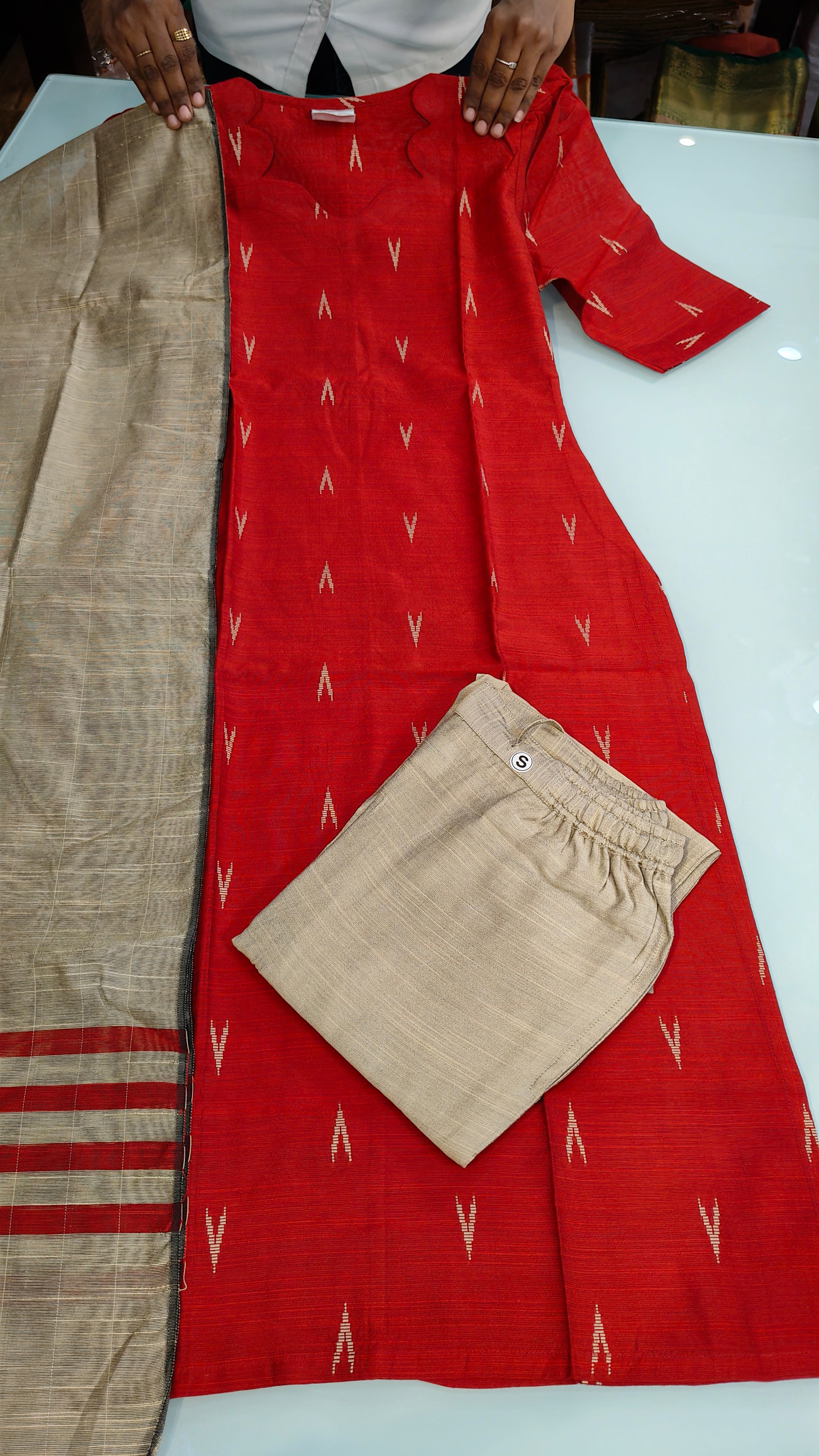 Raw silk kurti sets | RASKU2511