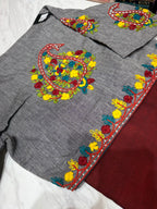 Saree & Blouse combo | COT0426COM