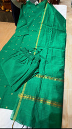 RAWSKU0426|Raw Silk Kurti Set