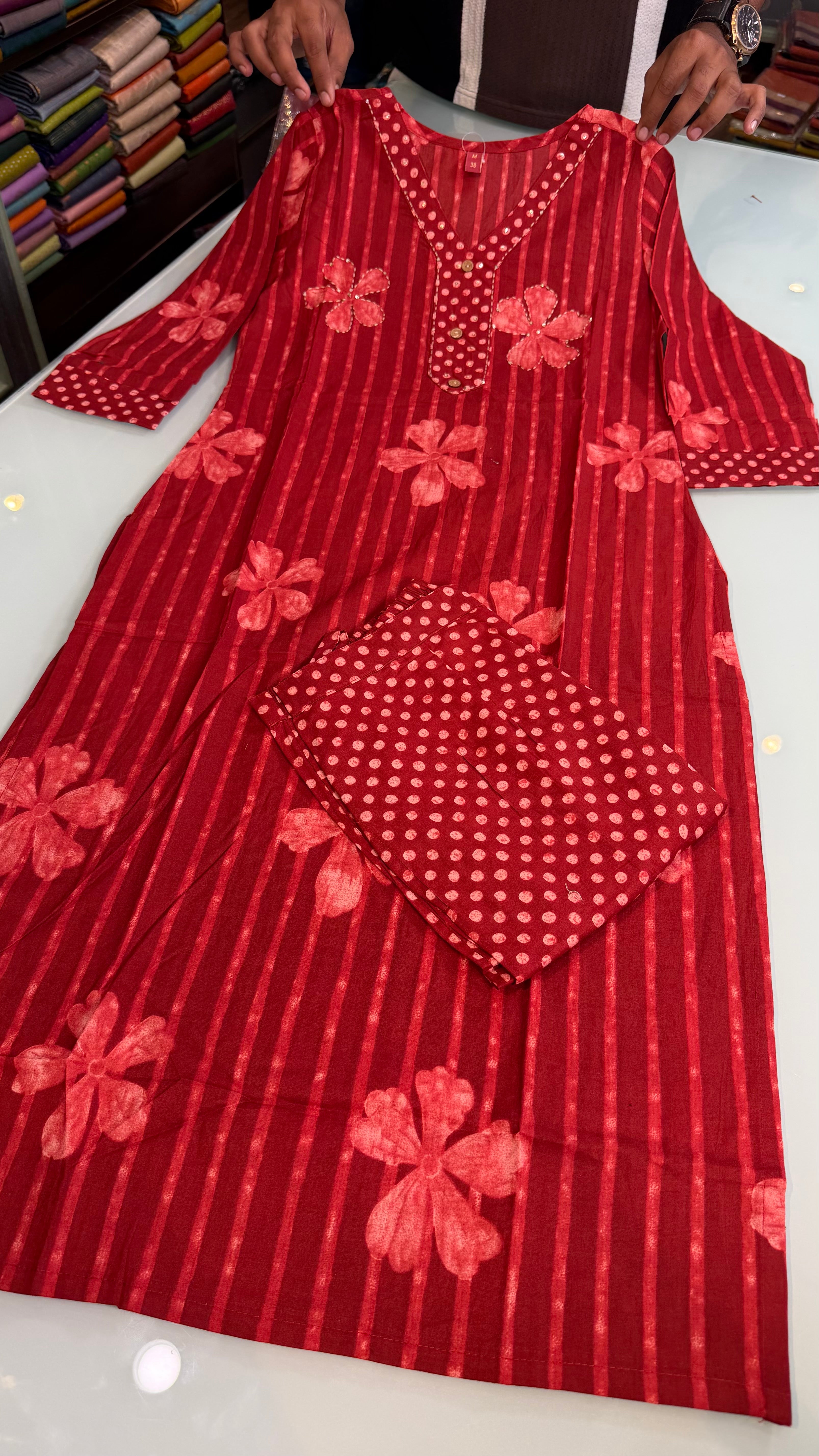 COSET4126 | PRREMIUM COTTON KURTI SUITS