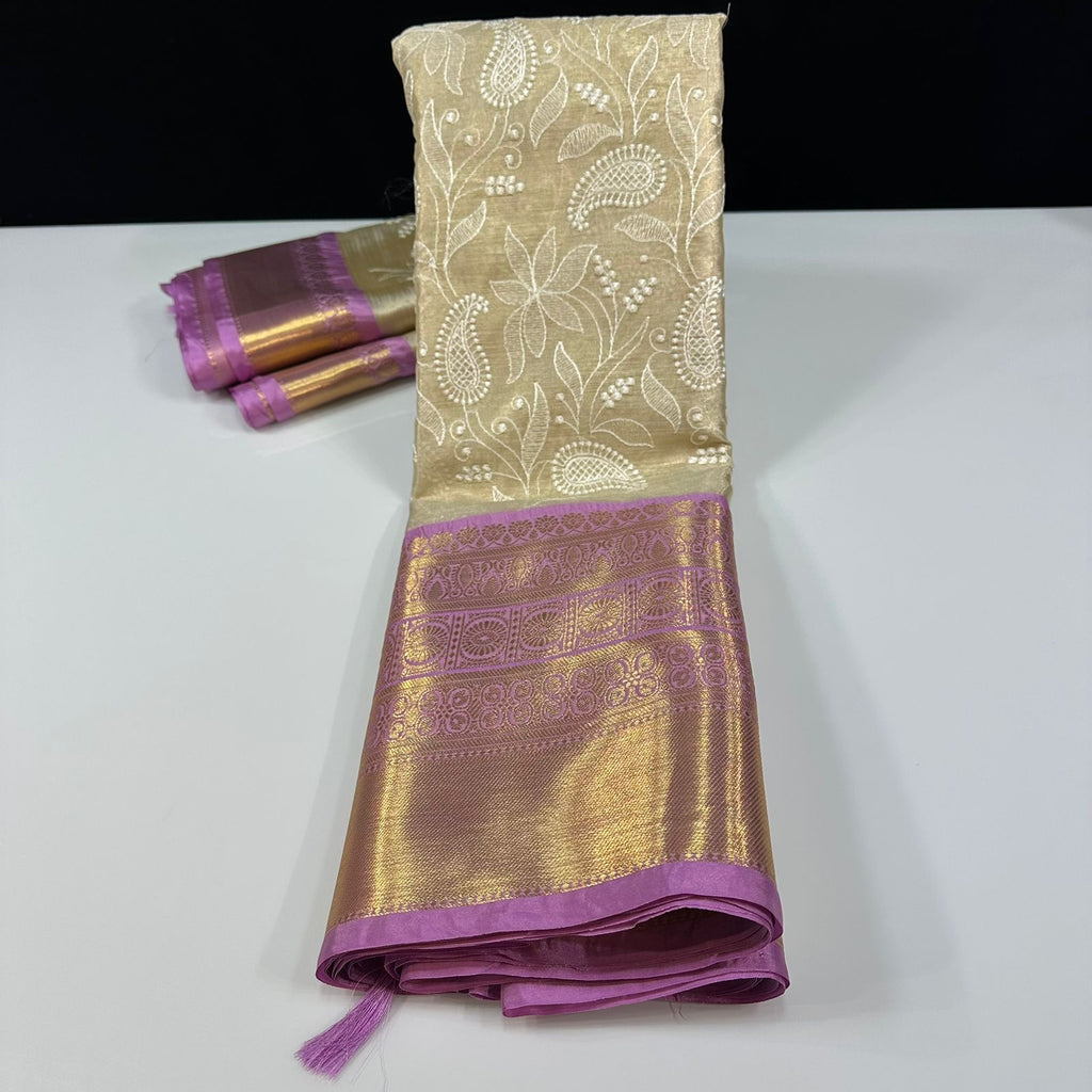 Kanchi silk Embroided saree | KAN2505