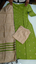 Raw silk kurti sets | RASKU2511