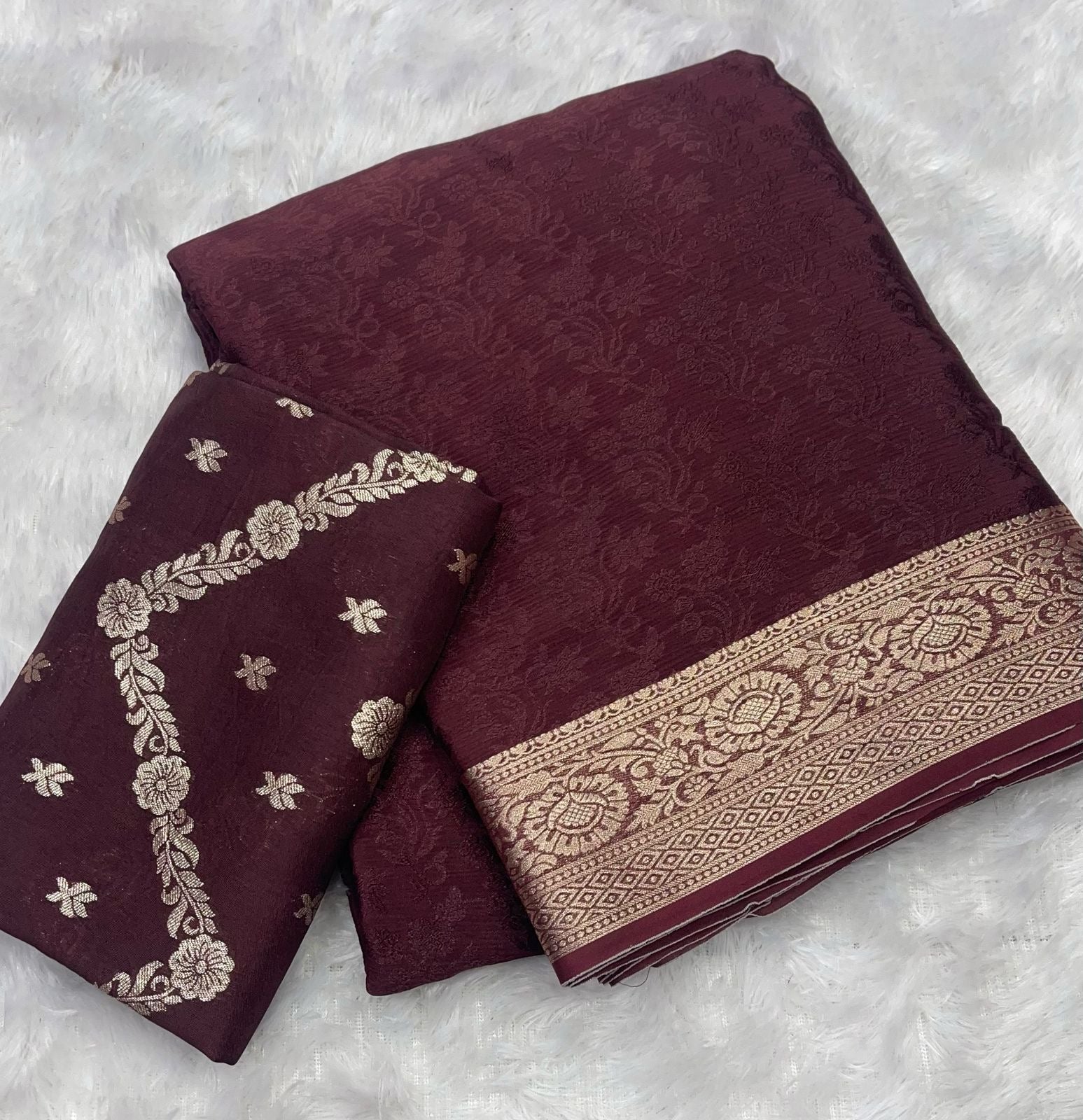 ABVI001 | Viscose Banarasi saree