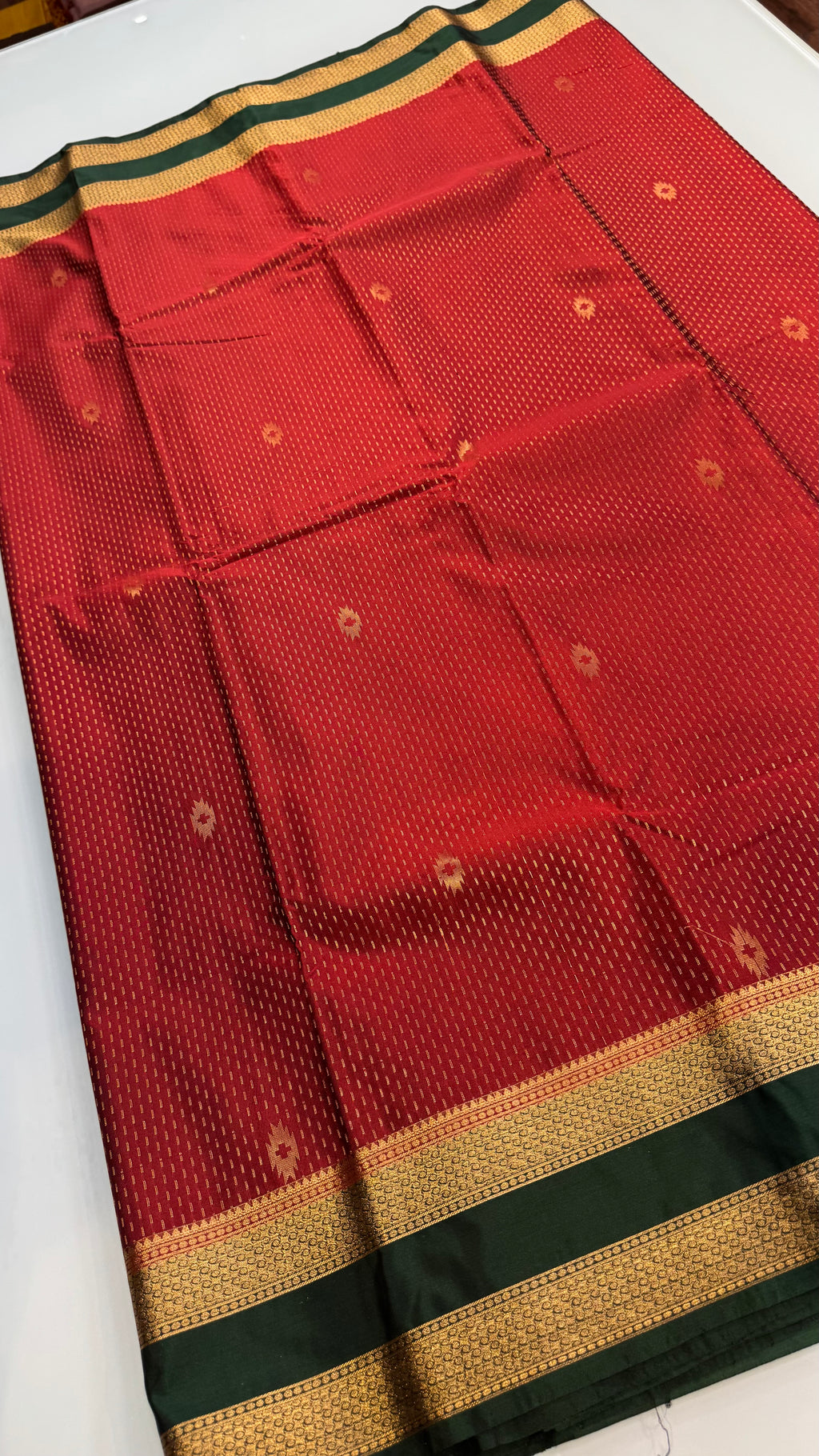 Kanchi Soft silk Rettapetta Border saree | KASORE2011
