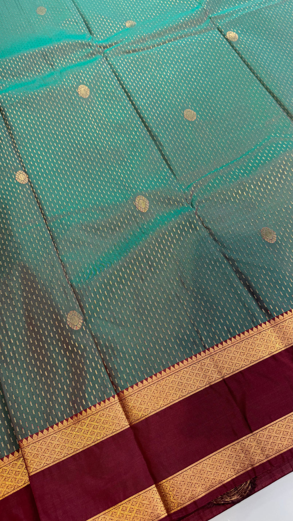 Kanchi Soft silk Rettapetta Border saree | KASORE2011