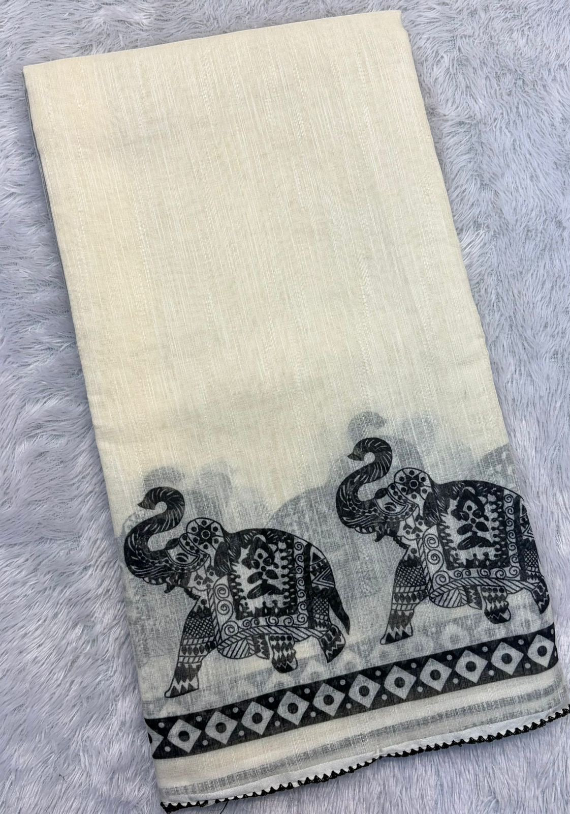 Linen saree | ABLI001