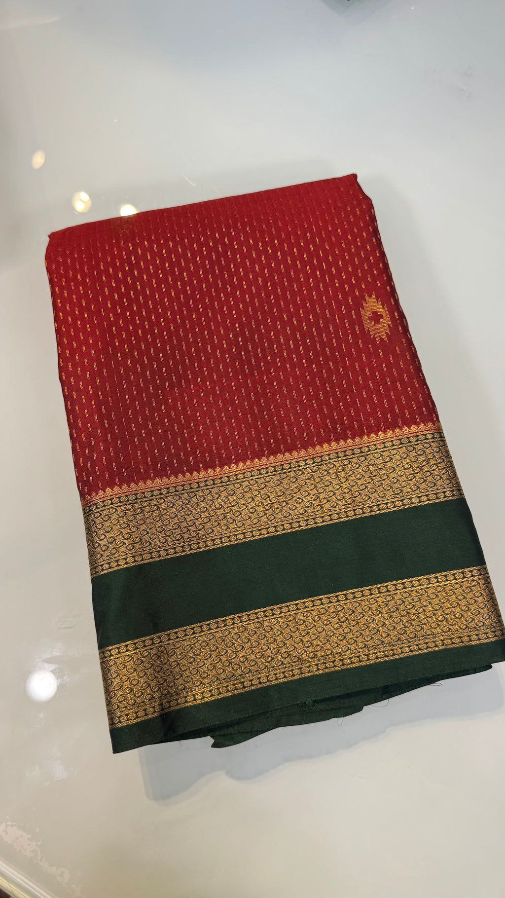 Kanchi Soft silk Rettapetta Border saree | KASORE2011