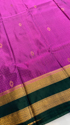 Kanchi Soft silk Rettapetta Border saree | KASORE2011