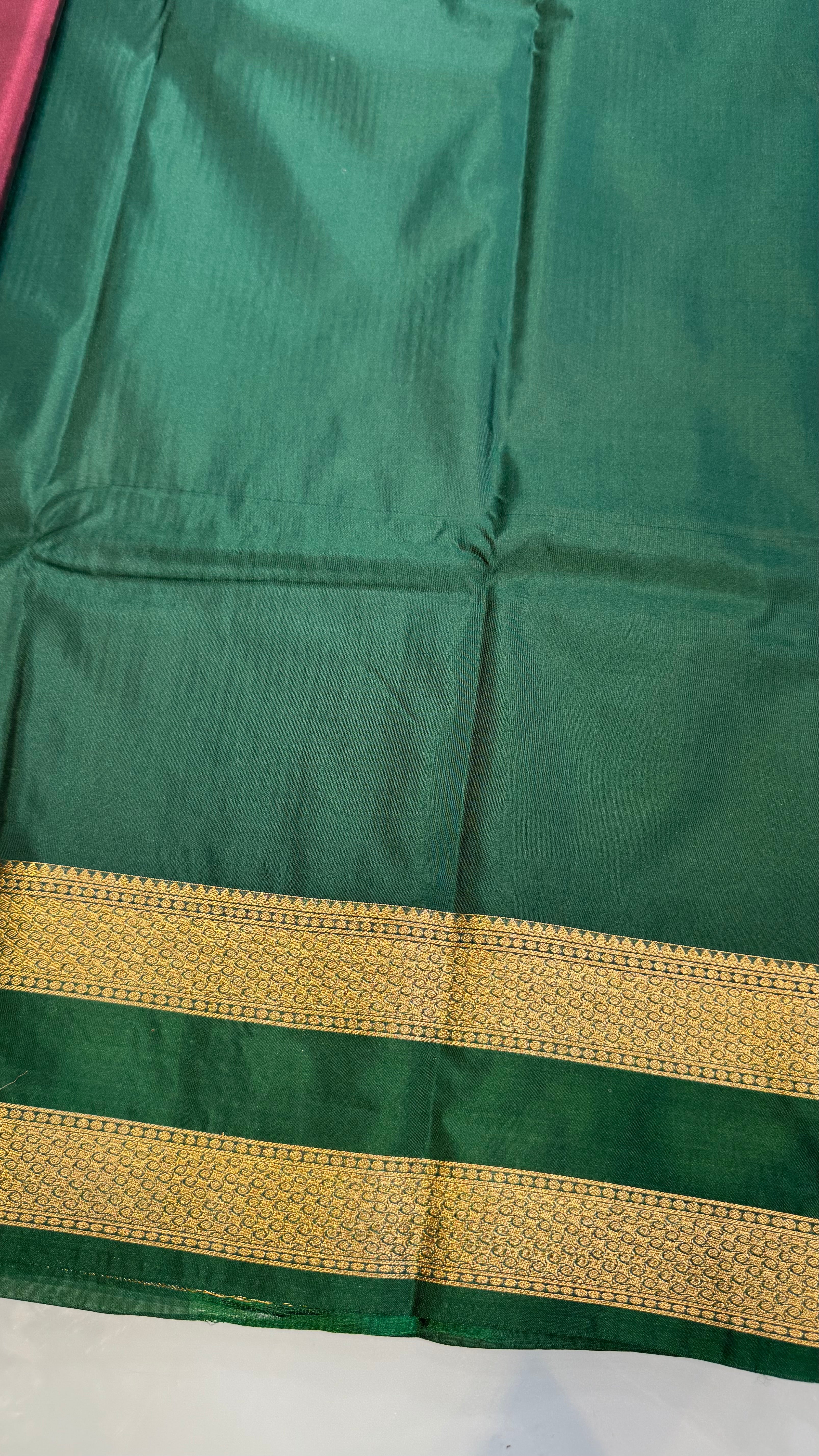 Kanchi Soft silk Rettapetta Border saree | KASORE2011