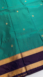 Kanchi Soft silk Rettapetta Border saree | KASORE2011
